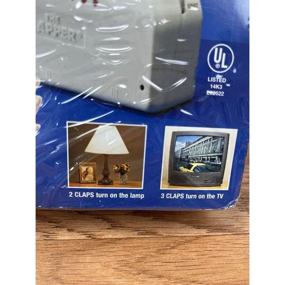 Vintage 1998 The Clapper - Sound Activated On/Off Switch, NEW Factory Sealed - Picture 3 of 5